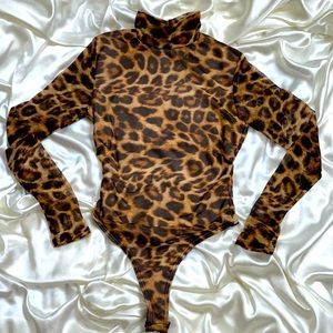 Leopard body suit